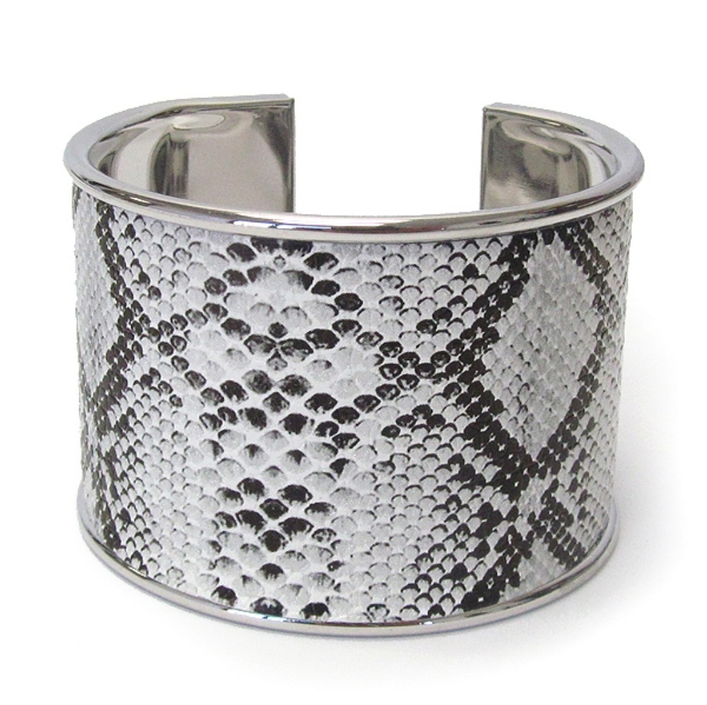 Faux snake skin bracelet